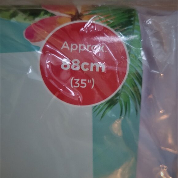 NIP! Inflatable Hunky Lifeguard Swim Ring w/ Cup Holder-Red/White-35" D - Picture 4 of 5